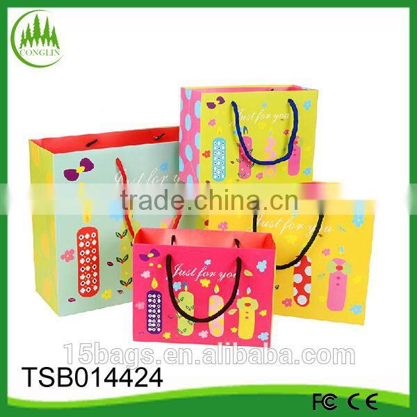 2014 China new product wholesale promotion Christmas paper gift bag