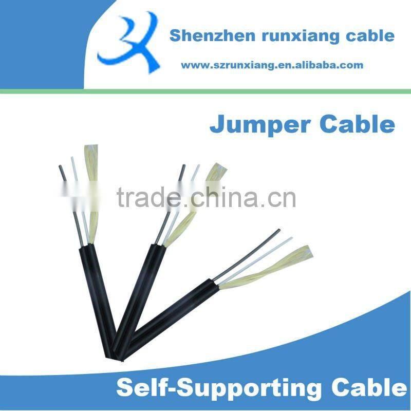 2014 high quality ftth self surporting patch cord KFRP jumper wire
