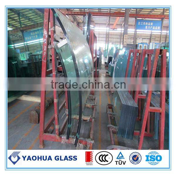 4mm Tempered Curved Glass for Building