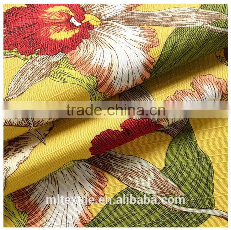 curtain fabric printed/printed canvas fabric/cotton faric