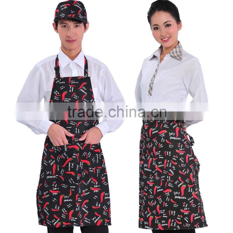OEM cute cotton anti-dirty cooking apron for man & woman