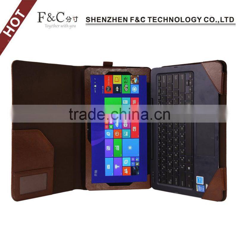 Alibaba China hot selling leather tablet keyboard cases for Asus Transformer Book T300 Chi 12.5 inch