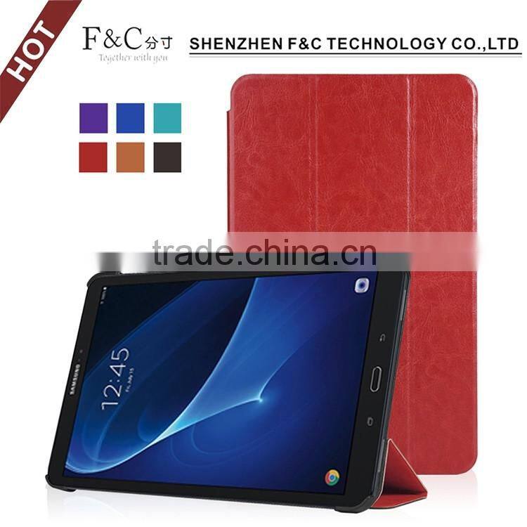 2016 new flip stand case Pu case for Samsung galaxy Tab A 10.1 T580