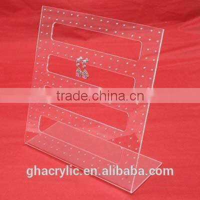 GH-RZ355 Contemporary design modern Acrylic Earring Display Card,Plexiglass Earring Display