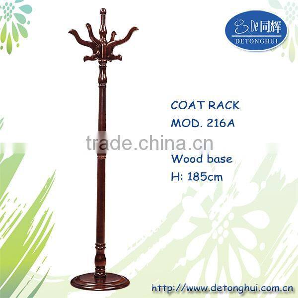 Bedroom furniture antique wood clothes hanger tree (216A#)