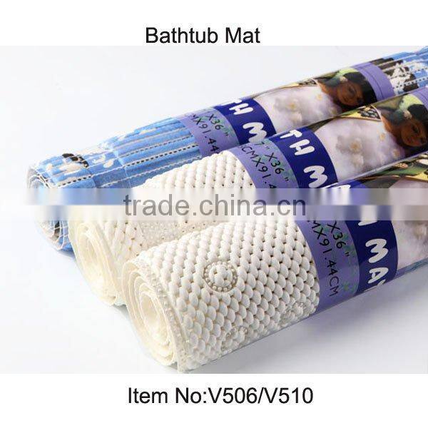 Eco friendly PVC Foam Safety Bathtub Mat bath pillow pvc
