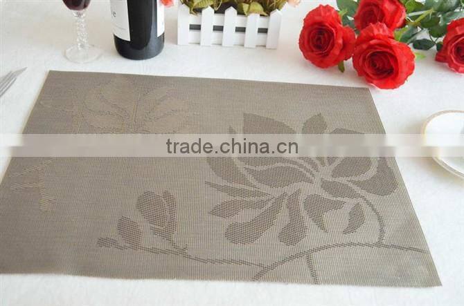 wholesale pvc placemat/cheap placemats/woven vinyl placemats