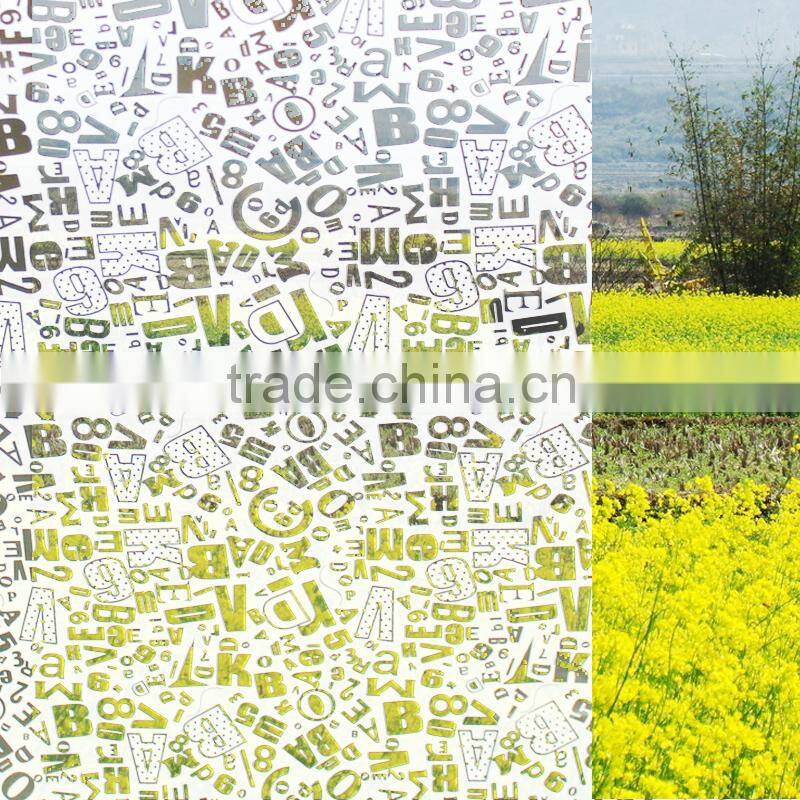 High quality decorative pet membrane/film for glass door