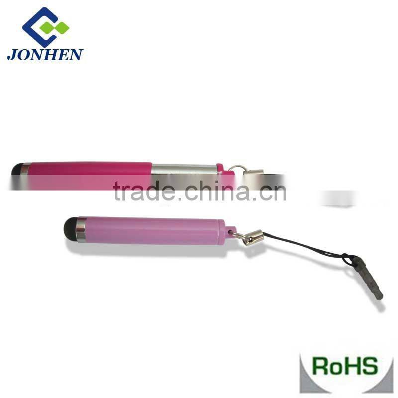 High Quality Metal Retractable Stylus Pen with Cap