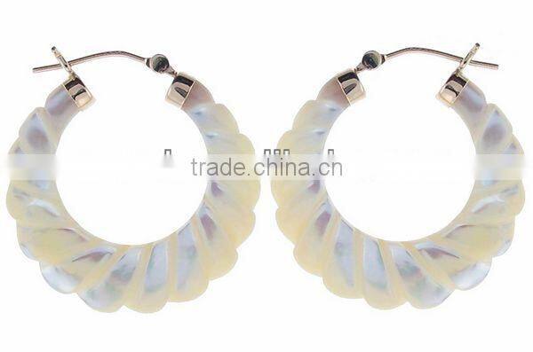 Wholesale fashion black onyx earring gemstone jewelry