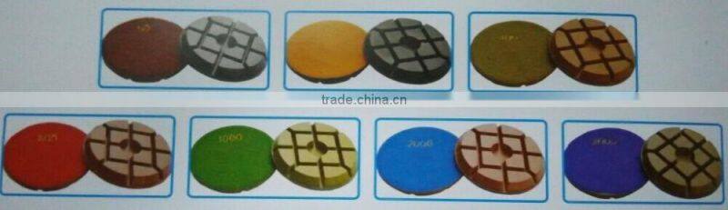 concrete floor diamond polishing pad