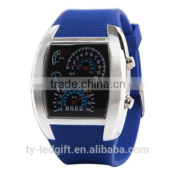 Promotion Sport Silicone LED Watch waterproof LED Wrist Watch