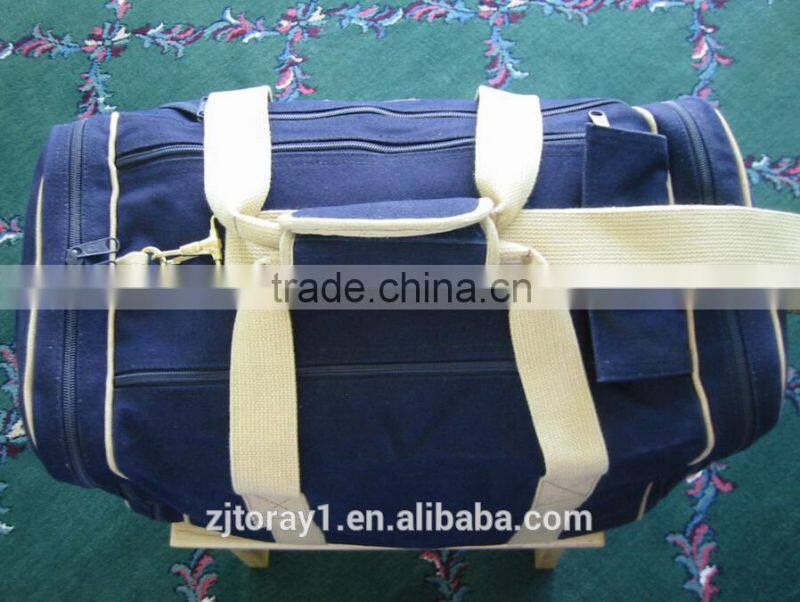 Blue Canvas Duffle Bag Trave Laundry Bag Trave Bag Cover