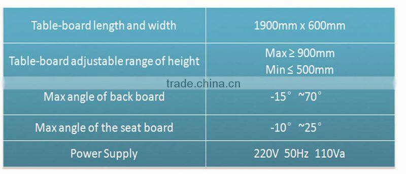 Gynecology tool electric examination table & electric operating table