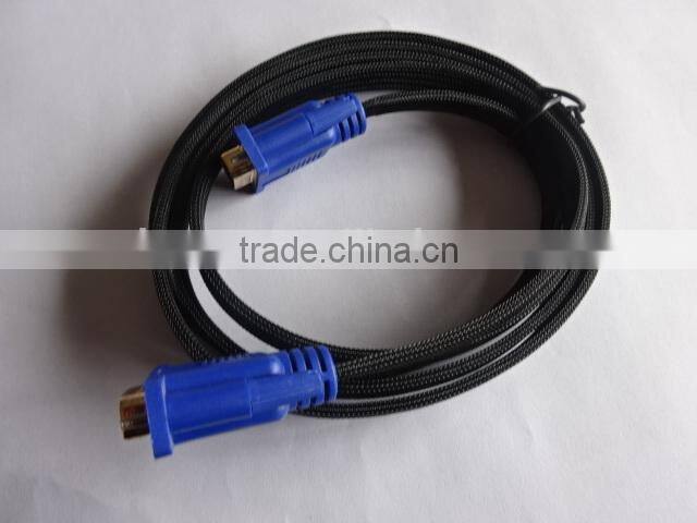 Got selling gold connector flat VGA cable