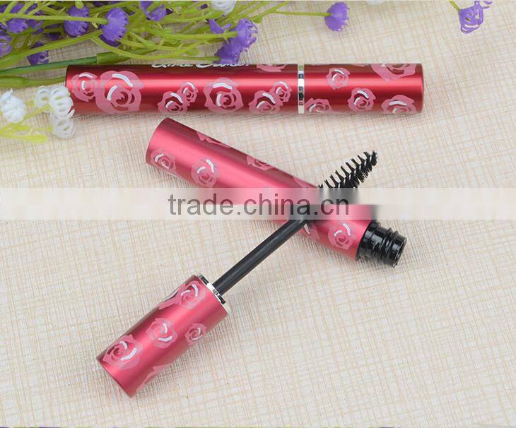 High quality empty hot coffe brands shiny double black coffe tube mascara
