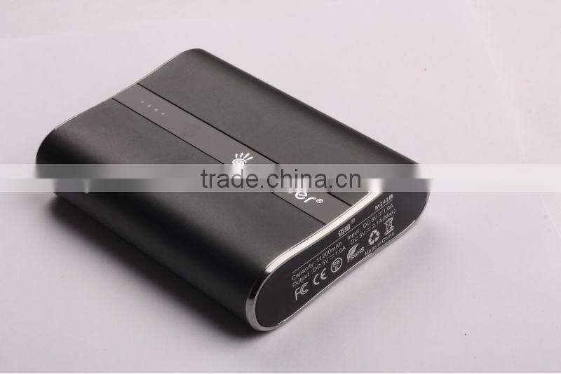 mopoer portable mobile power bank/mobile power supply with 18650 Lithium battery cells 11200mAh