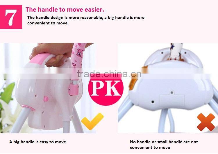 Lovely Musical Baby Rocking bed,Kid swing bed &crib