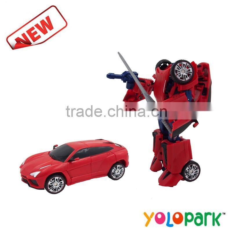2016 New Items Intelligent Transformable Robot Car