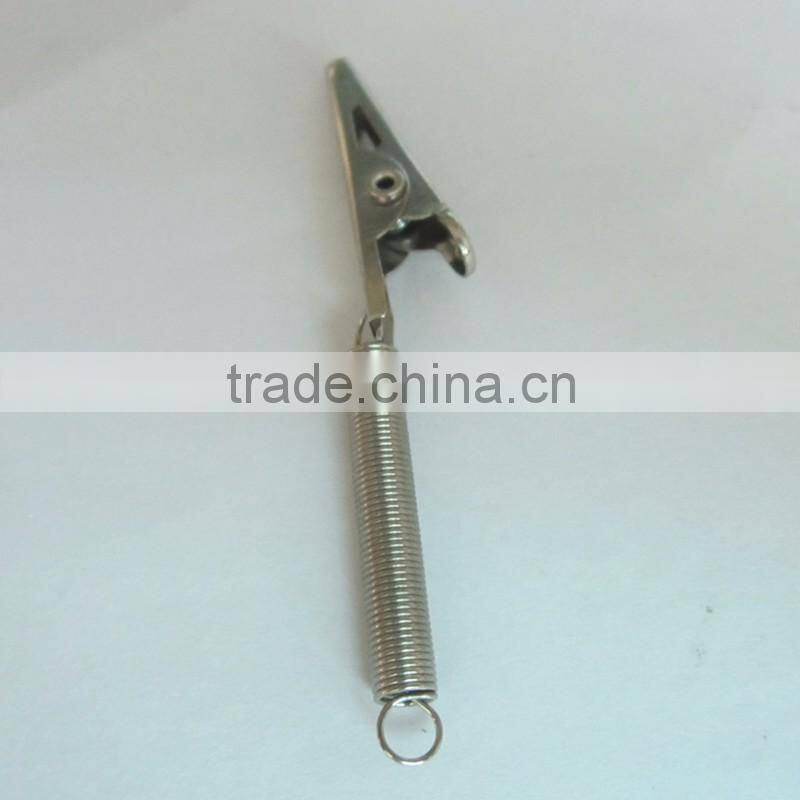 Fashion High Quality Metal Small Alligator Clips with spring for wholesale