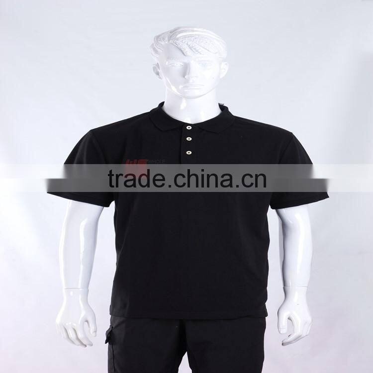 High quality 100% cotton short sleeve t shirt polo with UNI EN ISO 13688