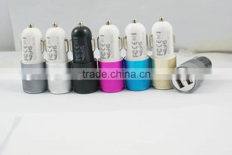 Free samples dual usb car charger for usb portable car charger