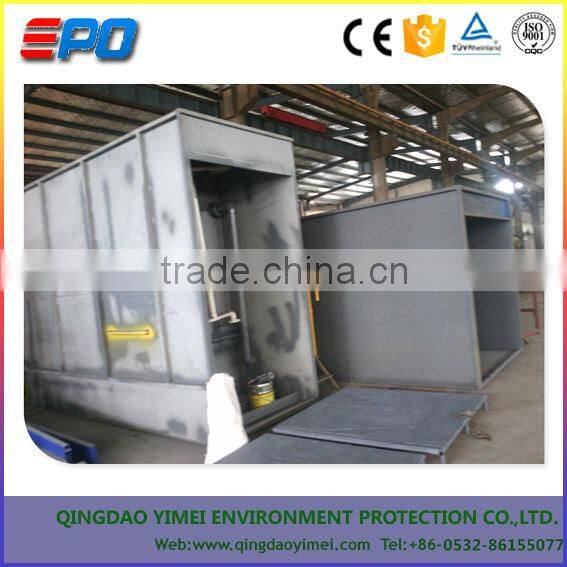 Container type sewage disposal equipment