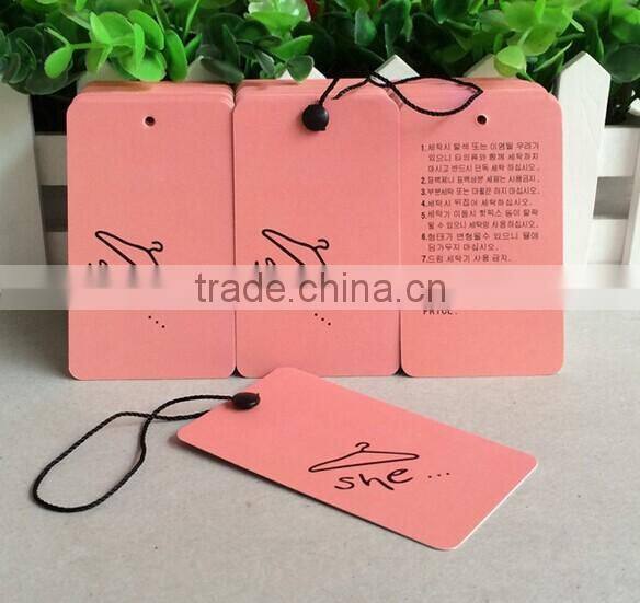 screen printing paper swing tags (M-HT107)