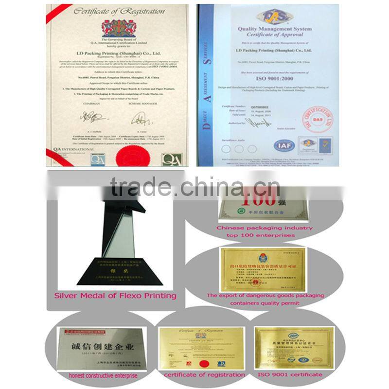 Custom Flexo Printed Corrugated Paper Tea Packaging