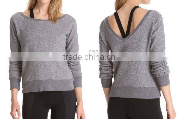 Polyester Spandex Dri Fit Women Long sleeve running jersey,Cationic fabric Sport Shirt