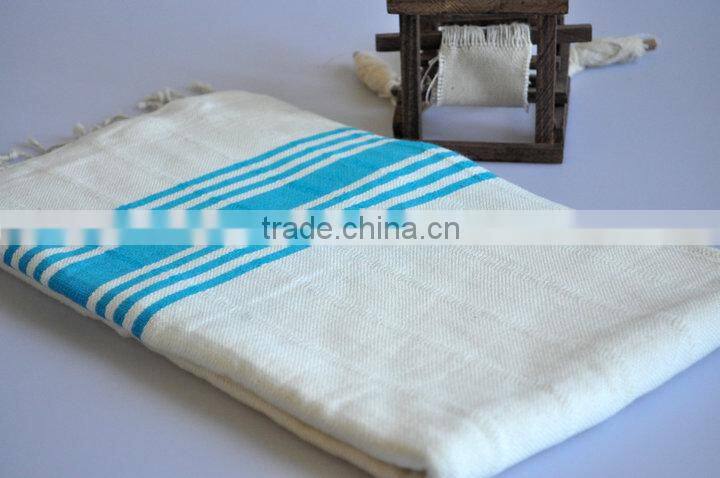 Best Selling 100% Cotton Custom Made Size Pattern Beach Hamam Towel