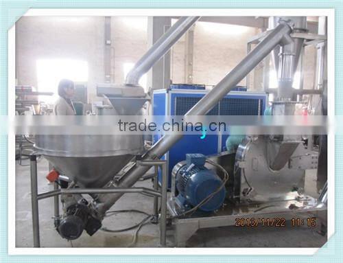 Screw feeder conveyor with square hopper