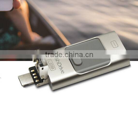 New products 2016 iflash drive mobile phone custom otg usb flash drive
