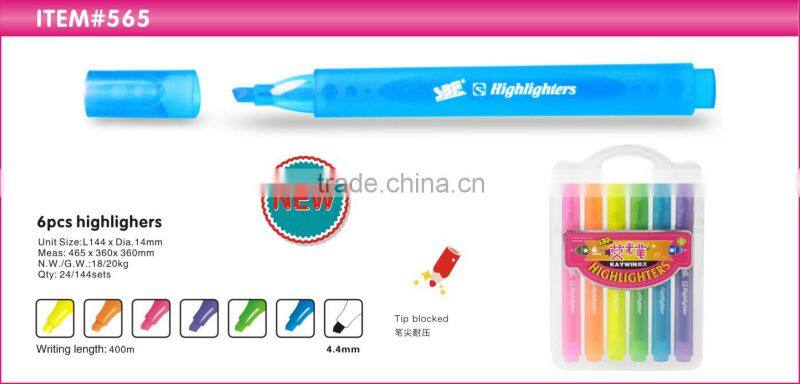 Triangle fluorescent highlighter marker item 565