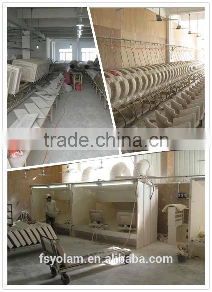 simple wall hung half pedestal wash hand basin