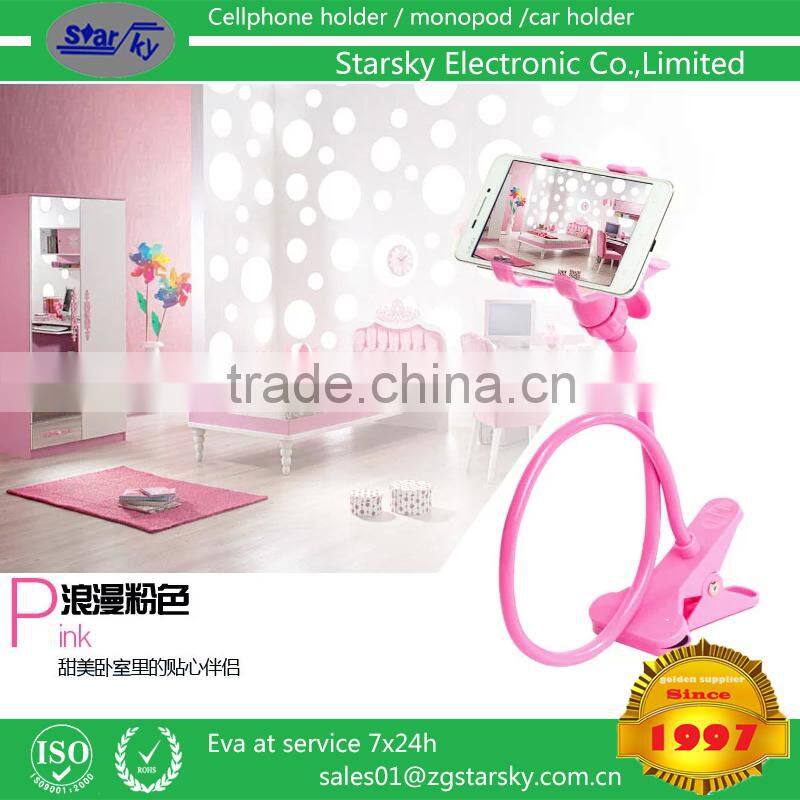 Mobile Phone long clip lazy phone holder gimbals lazy bedside bed bracket phone clip holder in Italy market