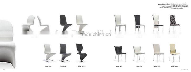 Z652-1 Modern Black Leather Dining Chair