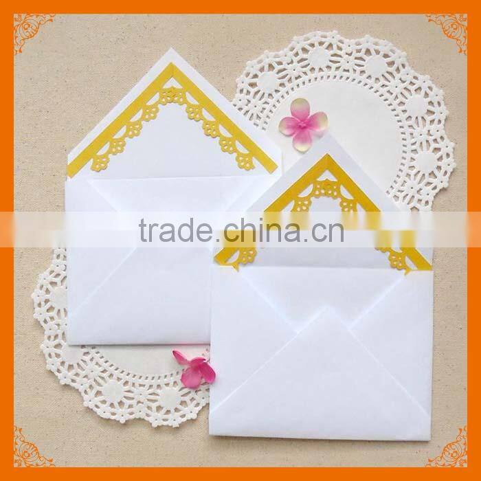laser cutting lace wholesale envelope
