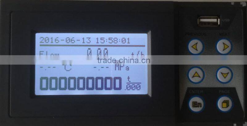 Flow recorder totalizer