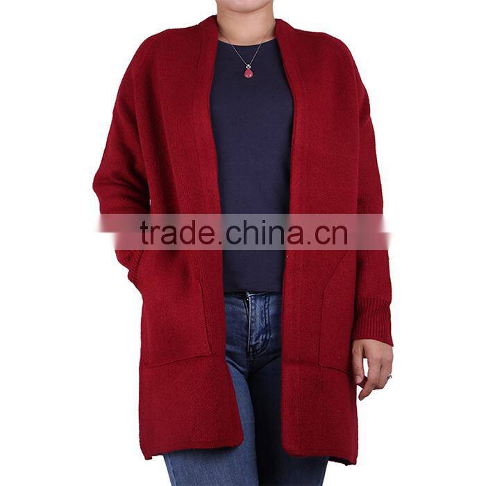 2015 autumn winter fashion Women long sleeve Knitted Sweater Cardigans ,outerwear ,knitwear