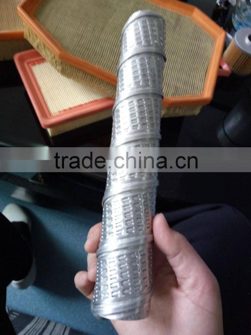 High Efficiency Spiral Tube Making Machine Rotary Pleating Machine Customized