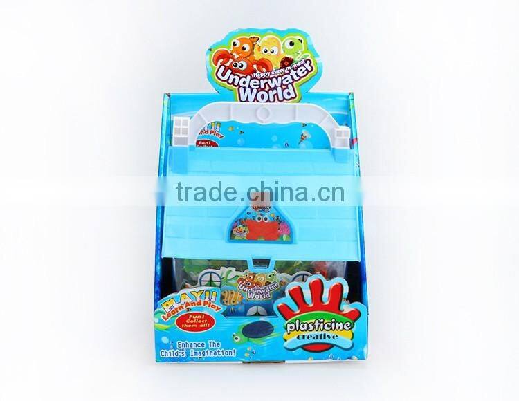 Underwater world play dough set with 7P