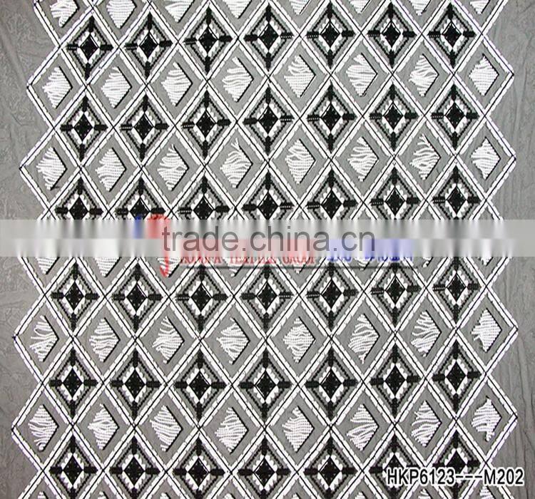 China Supplier And Manufacturer New Geometric Pattern Knitted Fabric Geometric Fashion Design
