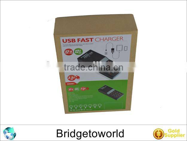 Multi Port USB Charger 10 Port USB Power Adaptor with 5 V/3.5A 2.5A 1.5A optional