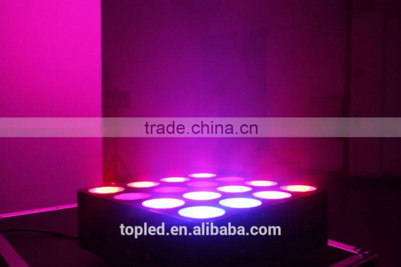 2015 Newest high power 16*Tri-9W 155W AC 100V~240V hot seling in Europe RGB led matrix