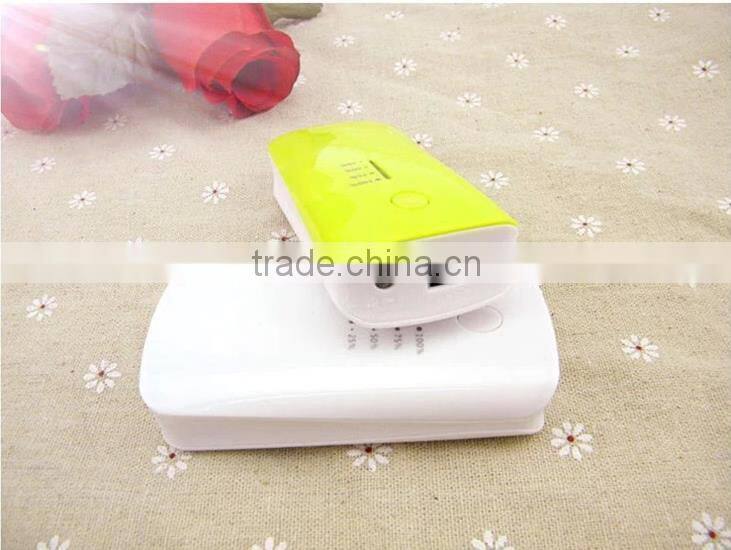 high quality portable power bank fish mouth charger 3000mah 4400mah 5200mah