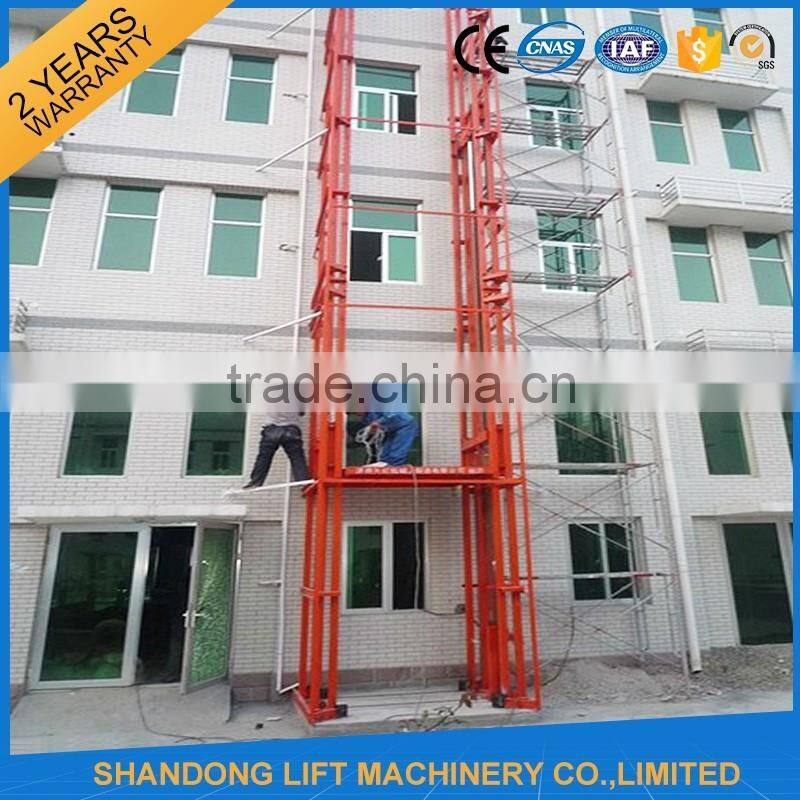 Top Quality Heavy Duty Lead Rail Lifting System Cargo Lift