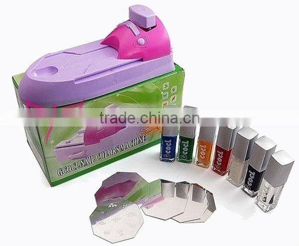 classic nail art printig machine set high quality nail stamping set machine