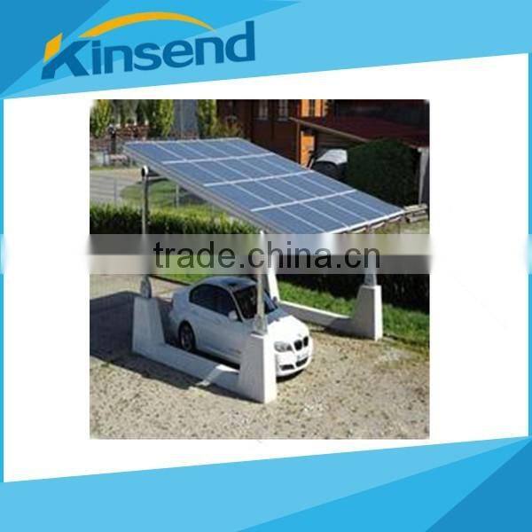 Easy-installation strong anti wind ground mounting system for carport