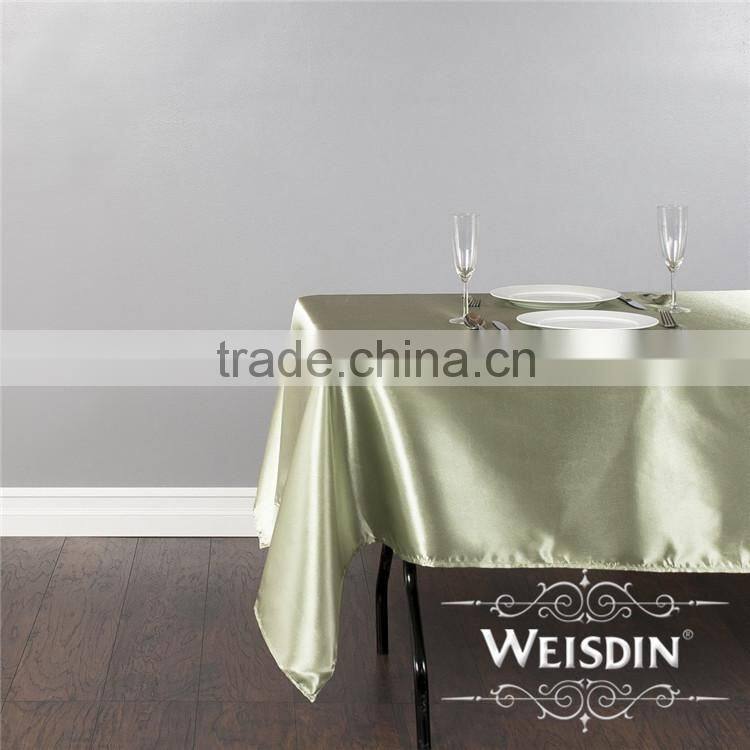 Made In China Factory Sale Polyester Round Wedding Table Cloth